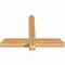 Ekena Millwork Eugene Smooth Timber Gable Bracket, Western Red Cedar, 36"W x 24"H x 3 1/2"D x 3 1/2"F, 16/12 Pitch GBW036X24X0404EUG00SWR - alternate 3